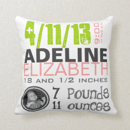 誕生の枕 クッション