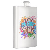 誕生の生意気な頭が切れる口のおもしろいショット フラスク (右)