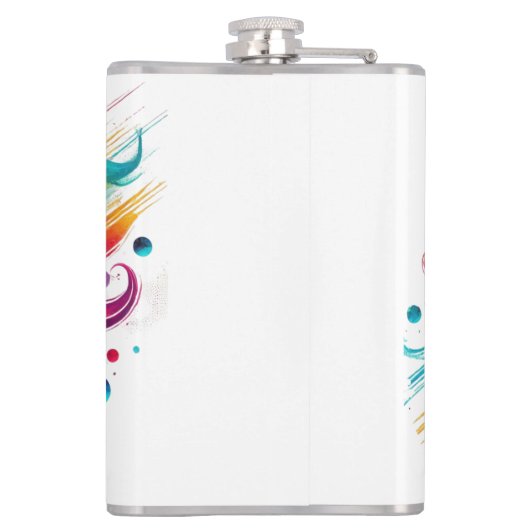 誕生の生意気な頭が切れる口のおもしろいショット フラスク (裏面)