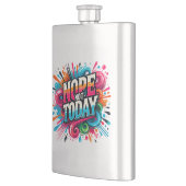 誕生の生意気な頭が切れる口のおもしろいショット フラスク (左)