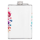 誕生の生意気な頭が切れる口のおもしろいショット フラスク (裏面)