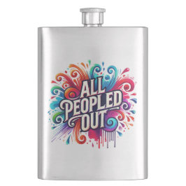 誕生の生意気な頭が切れる口のおもしろいショット フラスク