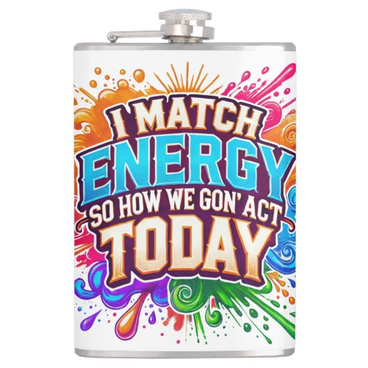 誕生の生意気な頭が切れる口のおもしろいショット フラスク (正面)