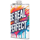 誕生の生意気な頭が切れる口のおもしろいショット フラスク (左)