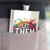 誕生の生意気な頭が切れる口のおもしろいショット フラスク (インサイチュ)