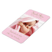 誕生の発表フォトマグネット マグネット (左側)