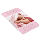 誕生の発表フォトマグネット マグネット (右側)