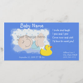 誕生の発表 案内状