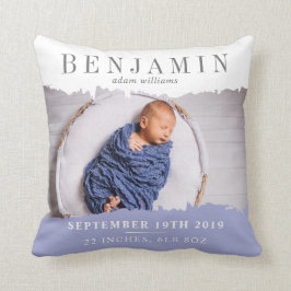 誕生の詳細モダン写真の保存 クッション