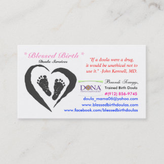 誕生のDoulaカード 名刺