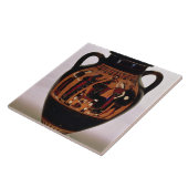 誕生をの描写するアチックの黒姿のアンフォラ タイル (側面)