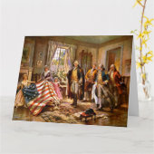 誕生オブオールドグローリー1917年頃 カード (黄色い花)