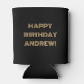 誕生カスタム年誕生日会レトロ素晴らし 缶クーラー (裏面)