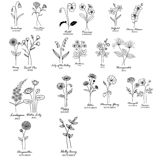 誕生カスタム花と名前提案，誕生日 アクリルタンブラー