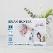 誕生グラフの発生の発表 招待状 (スタンド正面)