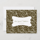 誕生スタイリッシュ発表フォトカード 案内状 (裏面)