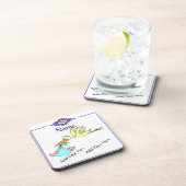 誕生タイル、オランダルック、パーソナライズ コースター (右側)