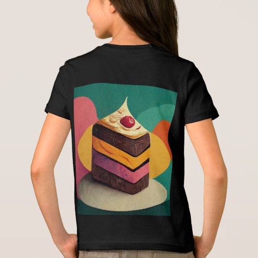 誕生デイケーキユース トライブレンドTシャツ (裏面)