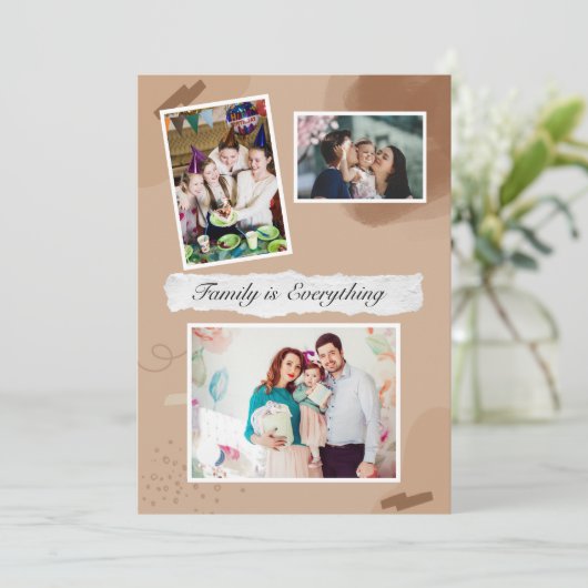 誕生デイ招待状カード 招待状 (スタンド正面)