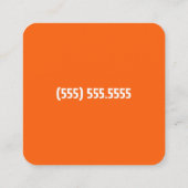 誕生ドカスタムウラQR スクエア名刺 (裏面)