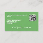 誕生ドカスタムウラQR 名刺 (裏面)