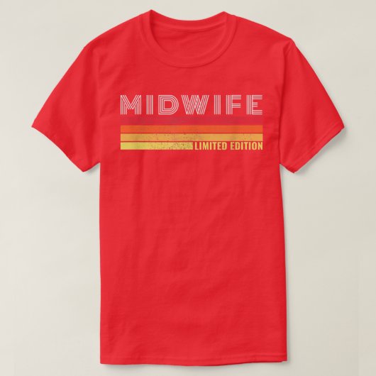 誕生ナース助産師 Tシャツ (デザイン正面)