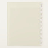 誕生パーソナライズされたフラワーカンプーズエイプリルデイジー プランナー手帳 (裏面)