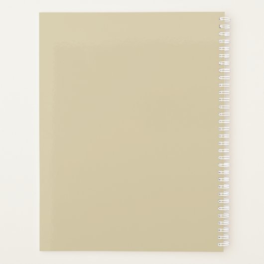 誕生パーソナライズされた花月12月水仙 プランナー手帳 (裏面)