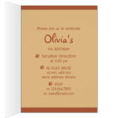 誕生パーティーの子どもたちキッテンヤーン·ロナー·ナイプ·カード (内側 (右))