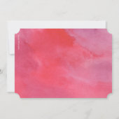 誕生パーティーの水彩 |招待状 招待状 (裏面)