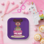 誕生パーティー(アフリカ系アメリカ人) ペーパープレート (パーティー)