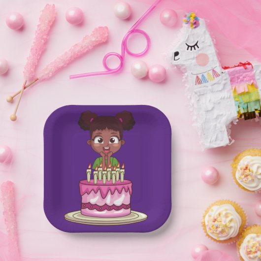 誕生パーティー(アフリカ系アメリカ人)  ペーパープレート (パーティー)