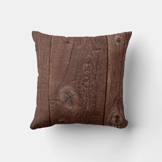 誕生ピローパーソナライズされたコットンブランチon Dark Wo クッション (裏面)