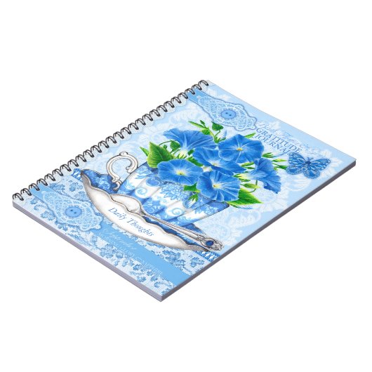 誕生フラワーアンドジェムシーバーンスリーレース ノートブック (左側)