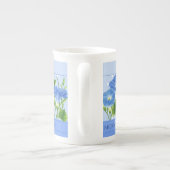 誕生フラワーアンドジェムシーブンバーンズ中国マグ ボーンチャイナマグカップ (裏面)