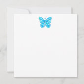 誕生フラワーアンドジェムディヴェンダバーズカージカード 招待状 (裏面)