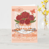 誕生フラワーアンドジェムノヴェンバーワードゲームカード カード (黄色い花)