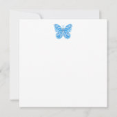 誕生フラワーアンドジェムマーチバーズカージカード 招待状 (裏面)