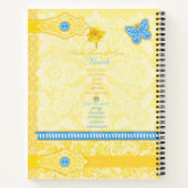 誕生フラワーアンドジェムマーチレースレージ ノートブック (裏面)