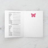 誕生フラワーアンドジェム1月ワードゲームカード カード (内部)