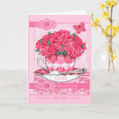 誕生フラワーアンドジェム1月ワードゲームカード カード (黄色い花)