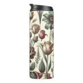 誕生フラワーカ月6月バラ パーソナライズされた タンブラー (回転右)