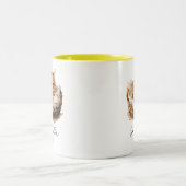 誕生フラワーマグカップ ツートーンマグカップ (中央)