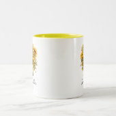 誕生フラワーマグカップ ツートーンマグカップ (中央)