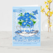 誕生フラワー&ジェム9月ワードゲームカード カード (黄色い花)