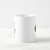 誕生フラワーJUNE誕生日バラ コーヒーマグカップ (中央)