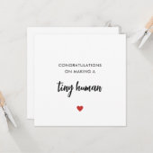 誕生ベビーおめでとう カード (正面/裏面インサイチュ)