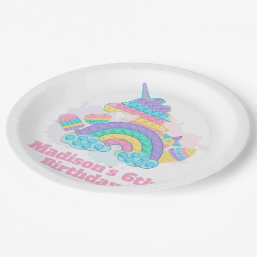 誕生ポップ・アートの日  ペーパープレート (アングル)