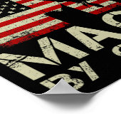 誕生マガバイチョイスプロトランプ2024米国国旗 ポスター (角)