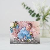 誕生モダンのお知らせ ポストカード (スタンド正面)